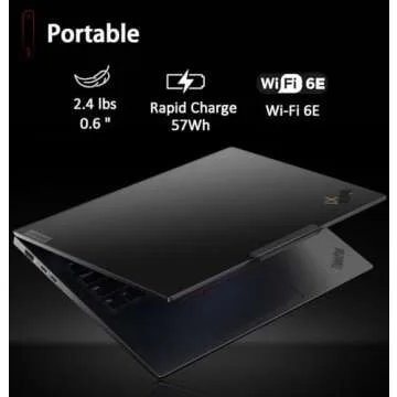Lenovo Gen 12 ThinkPad X1 Carbon Laptop (14" FHD+ Touchscreen, Intel Core Ultra 7 165U vPro, 32GB LPDDR5x-6400MHz, 2TB SSD), AI PC, Backlit, FP, IST Hub, 1080p Webcam, Win 11 Pro w/AI Copilot, Black