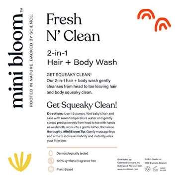 Mini Bloom 2-in-1 Hair + Body Wash - Gentle & Safe for Kids