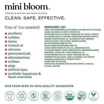 Mini Bloom 2-in-1 Hair + Body Wash - Gentle & Safe for Kids