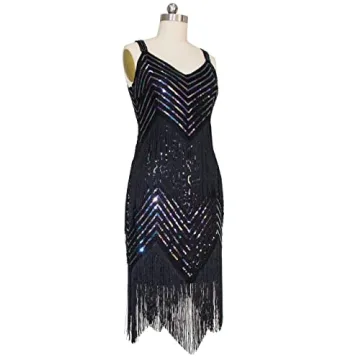 Elegant FAIRY COUPLE Flapper Dress for Themed Parties