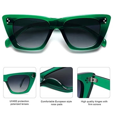 Stylish SOJOS Cat Eye Sunglasses for Women - UV400 Protection
