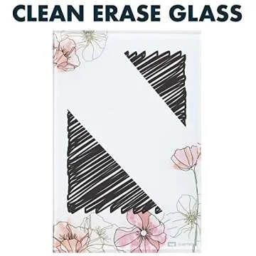 Quartet Glass Desktop Notepad – Stylish Dry Erase Solution