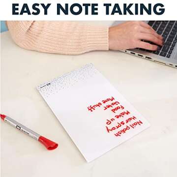 Quartet Glass Desktop Notepad – Stylish Dry Erase Solution