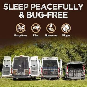 Living in a Bubble Van Bug Screen for Sprinter and Transit