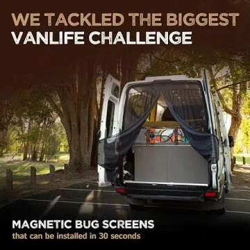 Living in a Bubble Van Bug Screen for Sprinter and Transit