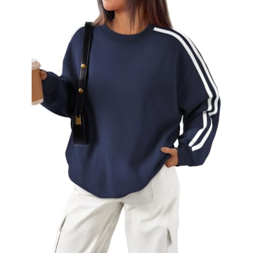 Trendy Queen Oversized Sweatshirt - Cozy Fall Fashion Pullover for Women