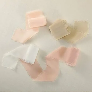 Socomi Chiffon Ribbon Set for Weddings and Crafts