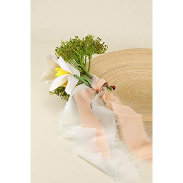 Socomi Chiffon Ribbon Set for Weddings and Crafts