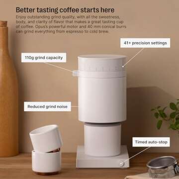 Fellow Opus Conical Burr Grinder - 41 Settings for All Brews