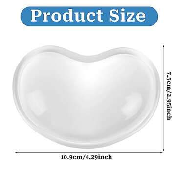 Soft Gel Wrist Rest Ergonomic Silicone Cushion for Comfort and Relief