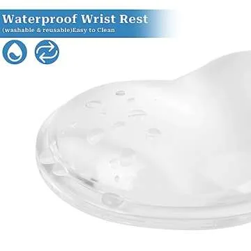 Ergonomic Soft Gel Wrist Rest for Mouse Support