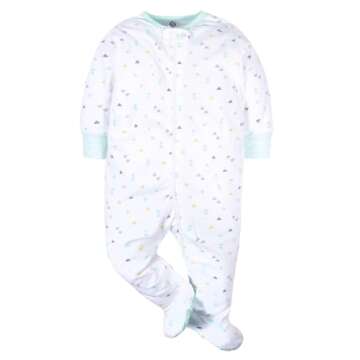 Gerber Baby 4 Pack Sleep 'N Play Footies for Infants