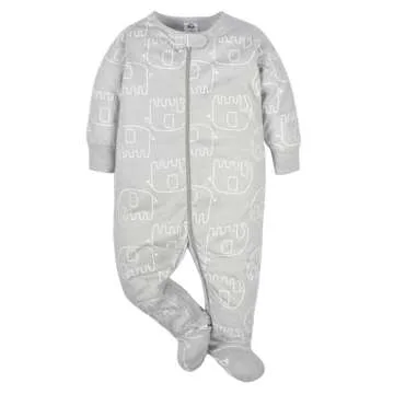 Gerber Baby 4 Pack Sleep 'N Play Footies for Infants