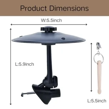 Cherishching Car Cymbal Air Vent Mount for Musical Drives