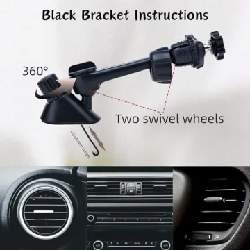 Cherishching Car Cymbal Air Vent Mount for Musical Drives