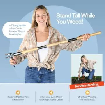 Weed Puller Tool for Effortless Gardening & Weed Removal