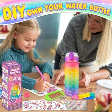 Unicorn Water Bottle Kits for Fun Arts & Crafts