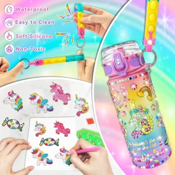 Unicorn Water Bottle Kits for Fun Arts & Crafts