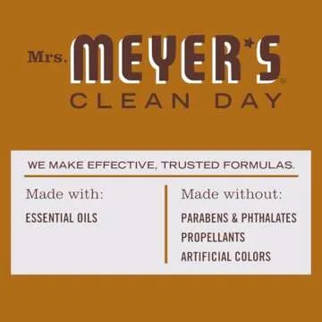 Mrs. Meyer's Acorn Spice Air Freshener, Essential Oil Infused