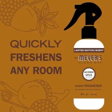 Mrs. Meyer's Acorn Spice Air Freshener, Essential Oil Infused