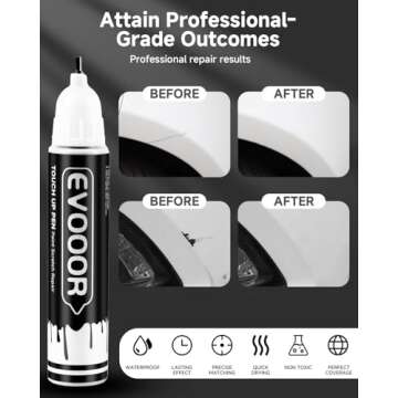 EVOOOR Touch Up Paint Pen for Ford Cars - Perfect Match