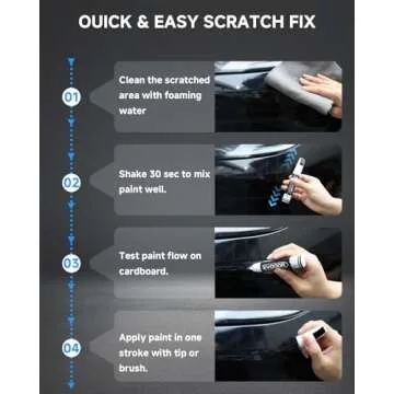 EVOOOR Touch Up Paint Pen for Ford Cars - Perfect Match