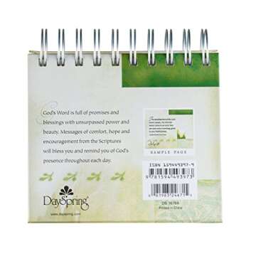 DaySpring's Daily Inspirational Flip Calendar with Scripture Verses