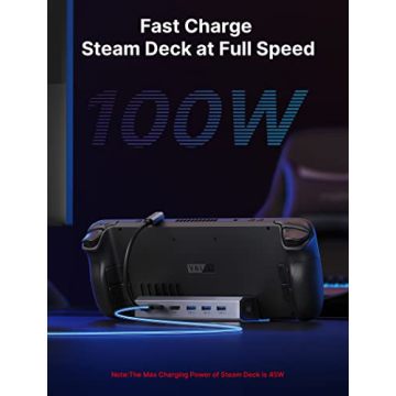 JSAUX Dock for Steam Deck with 4K HDMI and 100W Charge
