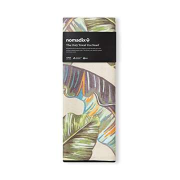 Nomadix Original Towel - Perfect for Beach, Pool, Travel, Camping, Yoga - Made with Recycled Materials - Super Absorbent - Sand Resistant - Banana Leaf Green - 72.5x30