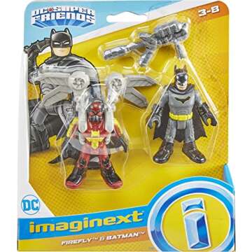 Fisher-Price Imaginext Batman & Firefly Dual Action Figures