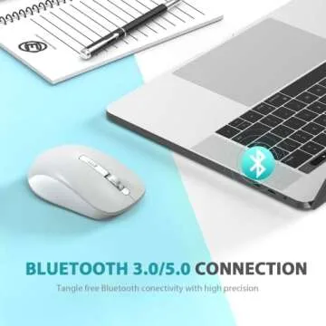 JOYACCESS Bluetooth Mouse - Wireless Dual Mode for All Devices