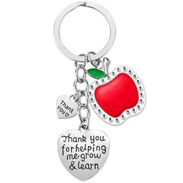 iWenSheng 3PCS Teacher Keychain Gifts for Women