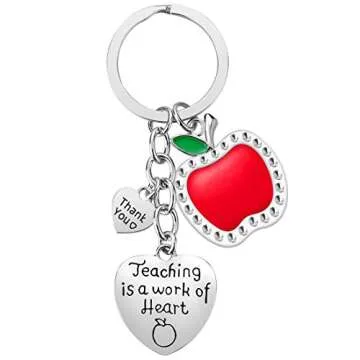 iWenSheng 3PCS Teacher Keychain Gifts for Women
