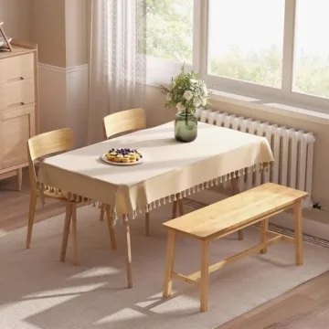 HOOBRO Bamboo Dining Bench - Stylish, Sturdy, Easy Assembly