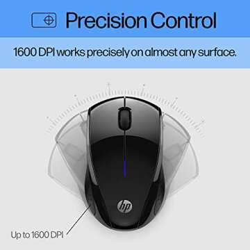 HP X3000 G2 Wireless Mouse - Comfortable & Precise