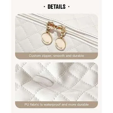 Stylish EACHY Travel Makeup Bag for Organized Beauty Essentials