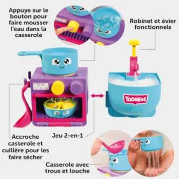 Toomies Bubble & Bake Bathtime Kitchen Toy for Toddlers