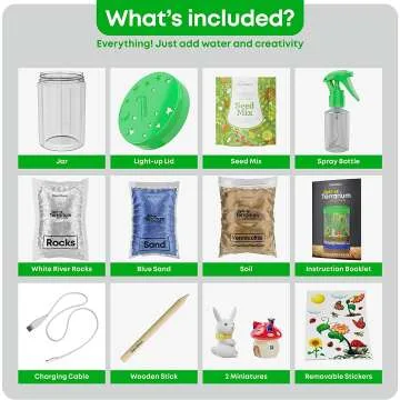 Light-Up Terrarium Kit - Fun STEM Project for Kids