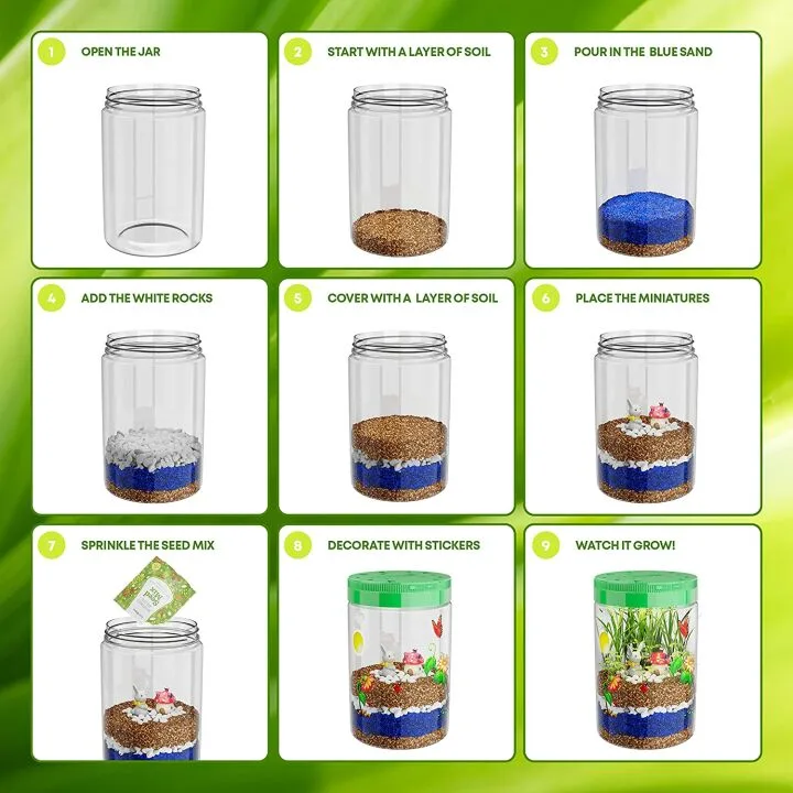 Light-Up Terrarium Kit - Fun STEM Project for Kids