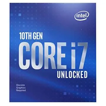 Intel Core i7-10700KF Desktop Processor 8 Cores up to 5.1 GHz Unlocked Without Processor Graphics LGA1200 (Intel 400 Series chipset) 125W