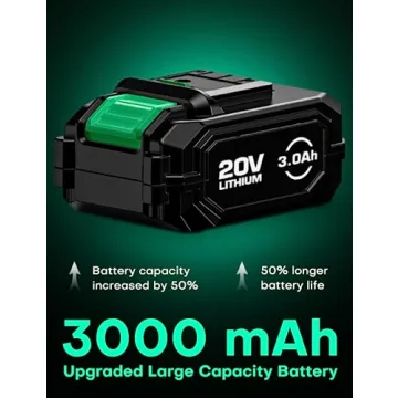 KIMO Cordless Impact Wrench - 3000 RPM Power