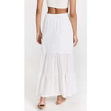 Peixoto Women's Valentina Skirt, White Lotus, S