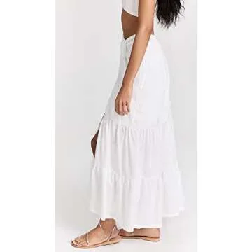 Peixoto Women's Valentina Skirt, White Lotus, S