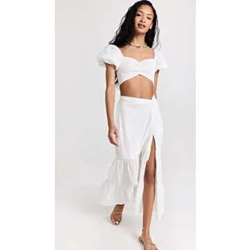 Peixoto Women's Valentina Skirt, White Lotus, S