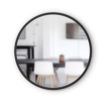 Umbra Hub Round Mirror - Stylish 24-Inch Decor for Any Room