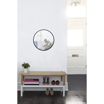 Umbra Hub Round Mirror - Stylish 24-Inch Decor for Any Room