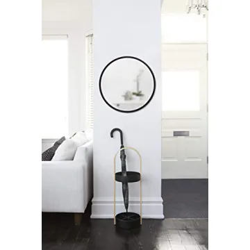 Umbra Hub Round Mirror - Stylish 24-Inch Decor for Any Room