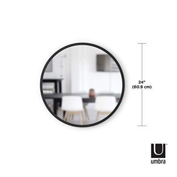 Umbra Hub Round Mirror - Stylish 24-Inch Decor for Any Room