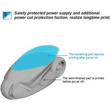 Creality Ender 3 3D Printer Open Source with Resume