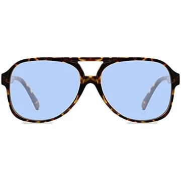 YDAOWKN Retro Aviator Sunglasses UV400 Protection 70s Style